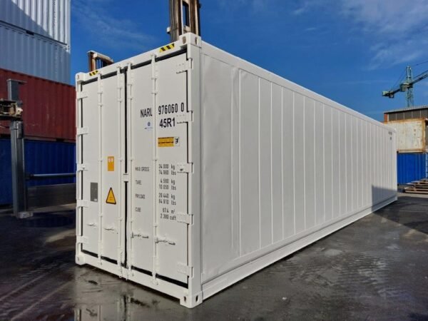 40 Fuss High Cube Kühlcontainer NARU 976060-0 — MT Container GmbH Hamburg