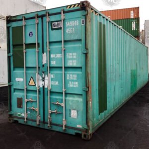 40 Fuss High Cube Lagercontainer NARU 549848-8 — MT Container GmbH Hamburg