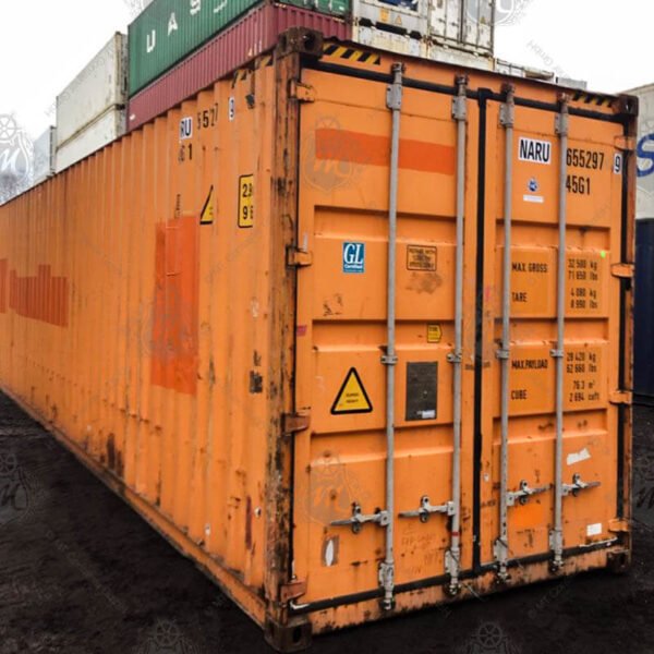 40 Fuss High Cube Lagercontainer NARU 655297-9