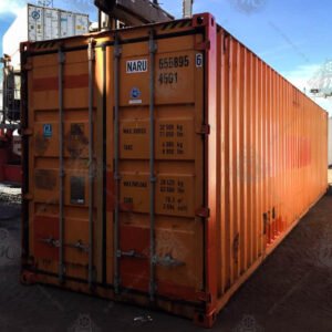 40 Fuss High Cube Lagercontainer NARU 655895-6 — MT Container GmbH Hamburg